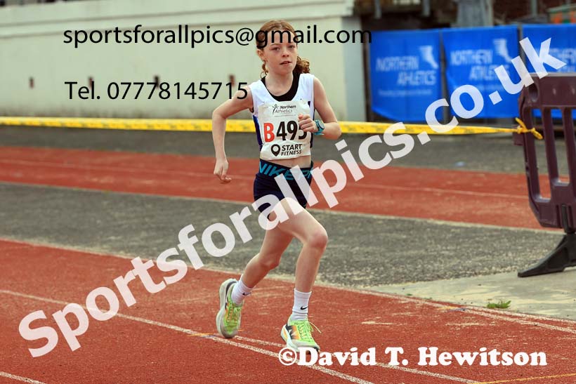 Girls Under-13s, 2024 Northern Mens 6 and Womens 4 and Youngsters Relays, Stanley Park, Blackpool.  Photo: David T. Hewitson/Sports for All Pics